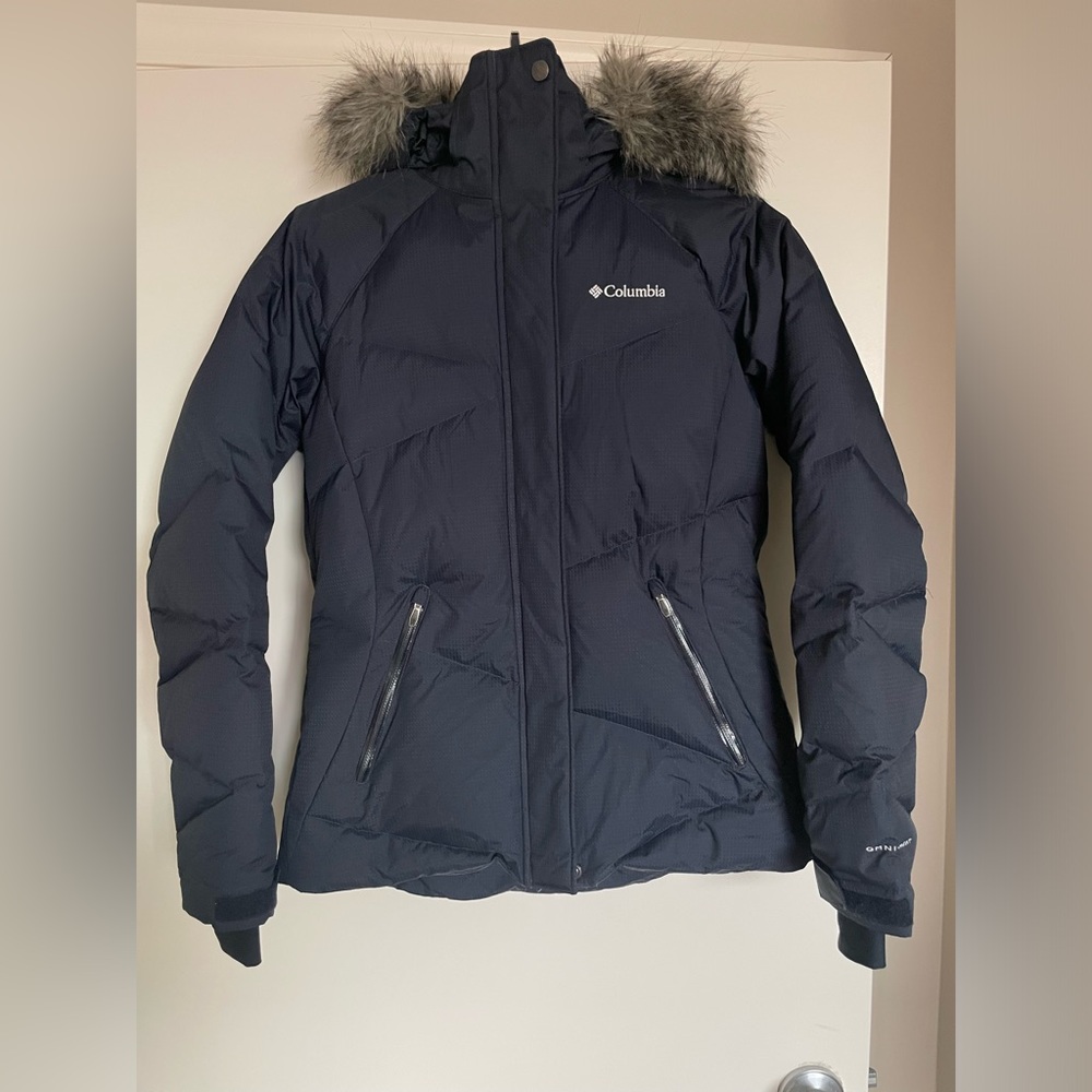 Navy Blue Columbia Omni-Heat Jacket
